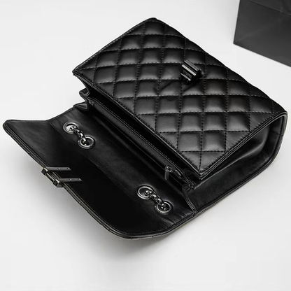 Bolsa Feminina Transversal Corrente Escura “Y” Bolsa Ombro Feminina de Festa