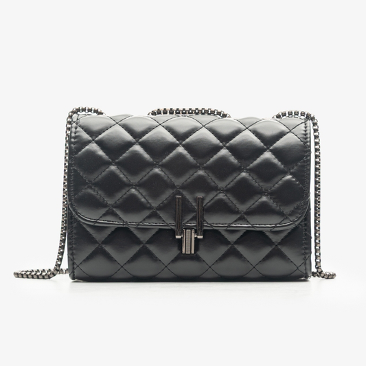 Bolsa Feminina Transversal Corrente Escura “Y” Bolsa Ombro Feminina de Festa