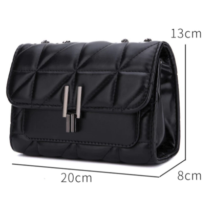 grande bolsa luxo mulheres pu alta capacidade ombro em corrente bolsa transversal