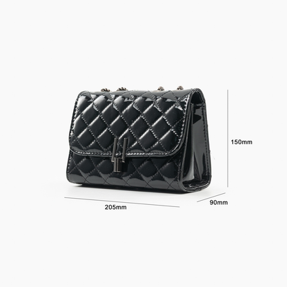 Bolsa Feminina Transversal Corrente Escura “Y” Bolsa Ombro Feminina de Festa