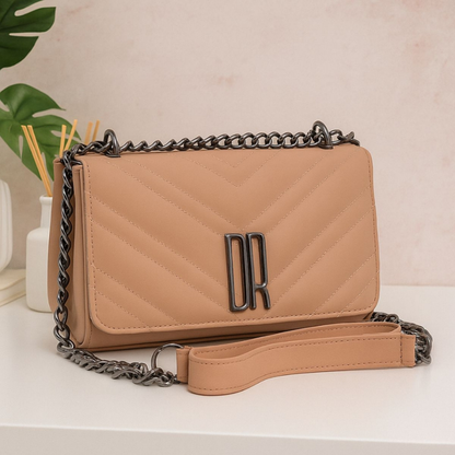 Bolsa Feminina Transversal Pequena De Lado Alça De Corrente Enviamos Rápido