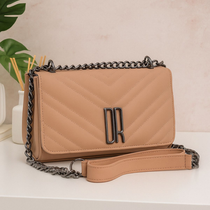 Bolsa Feminina Transversal Pequena De Lado Alça De Corrente Enviamos Rápido