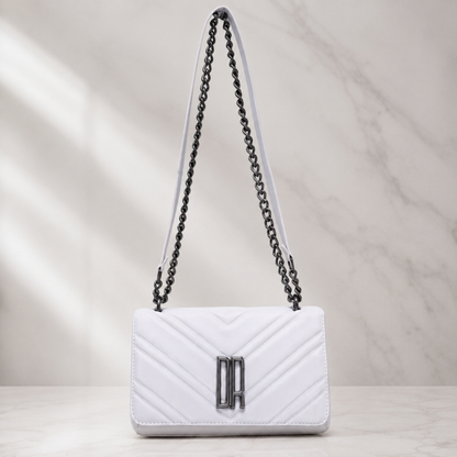 Bolsa Feminina Transversal Pequena De Lado Alça De Corrente Enviamos Rápido