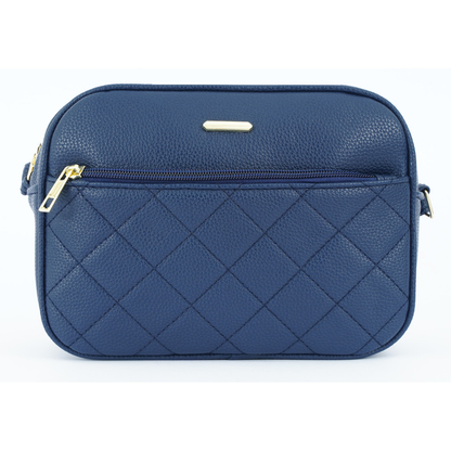 Bolsa Tiracolo Feminina com Costura Matelassê e Alça Ajustável
