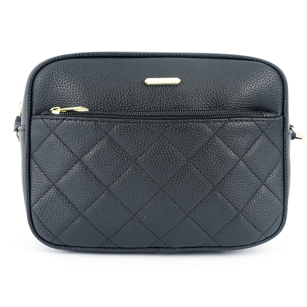 Bolsa Tiracolo Feminina com Costura Matelassê e Alça Ajustável