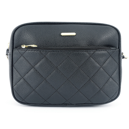 Bolsa Tiracolo Feminina com Costura Matelassê e Alça Ajustável